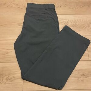 Nike men’s golf pants tour performance dri-fit 34W 32L gray striped, like new
